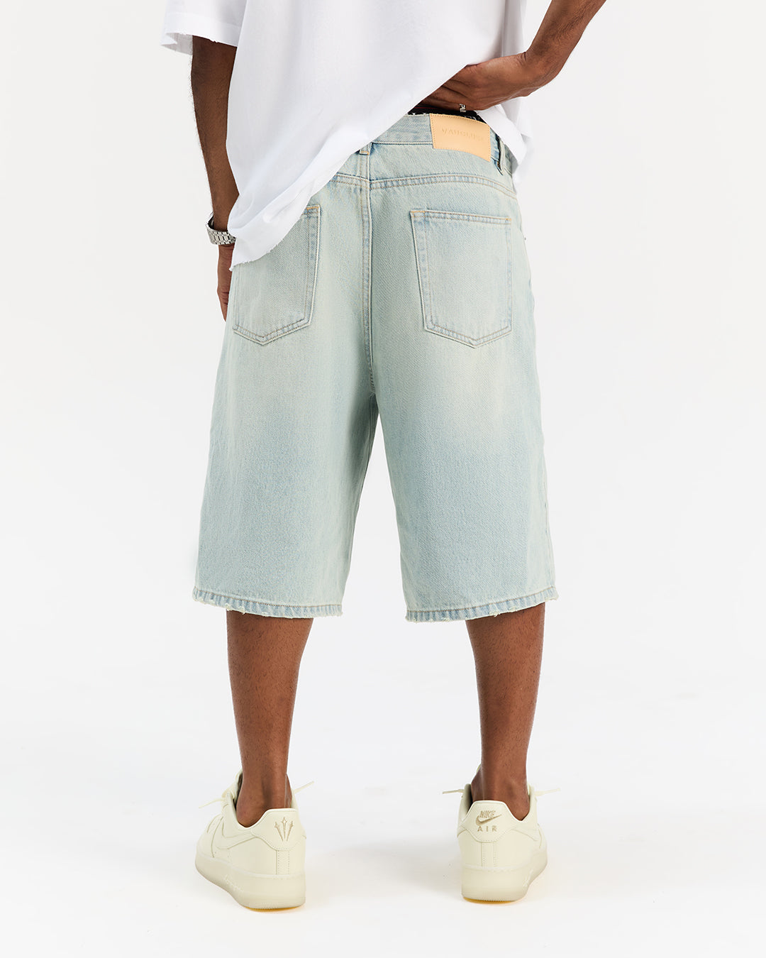 Faded Denim Short - Blue/Green