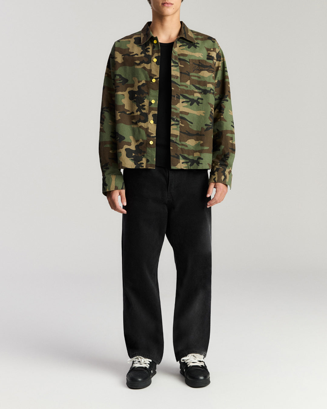 Signature Long Sleeve Shirt - Camouflage