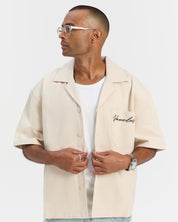 Signature Short Sleeve Shirt - Beige