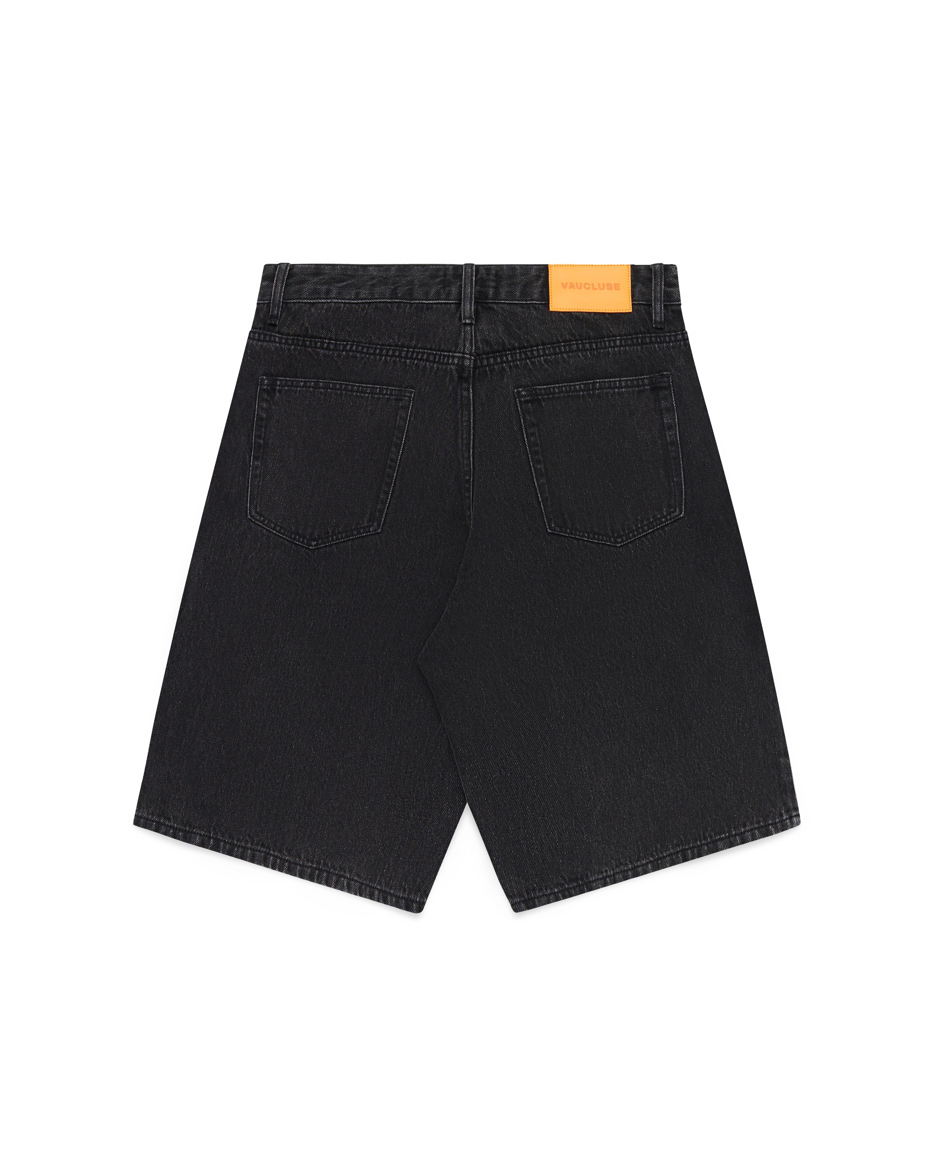 Faded Denim Short - Black