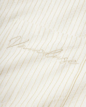 Striped Signature Long Sleeve Shirt - Cream/Brown