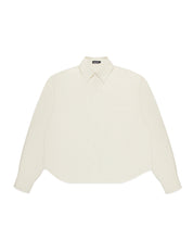 Striped Signature Long Sleeve Shirt - Cream/Brown