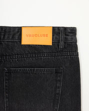 Faded Denim Short - Black