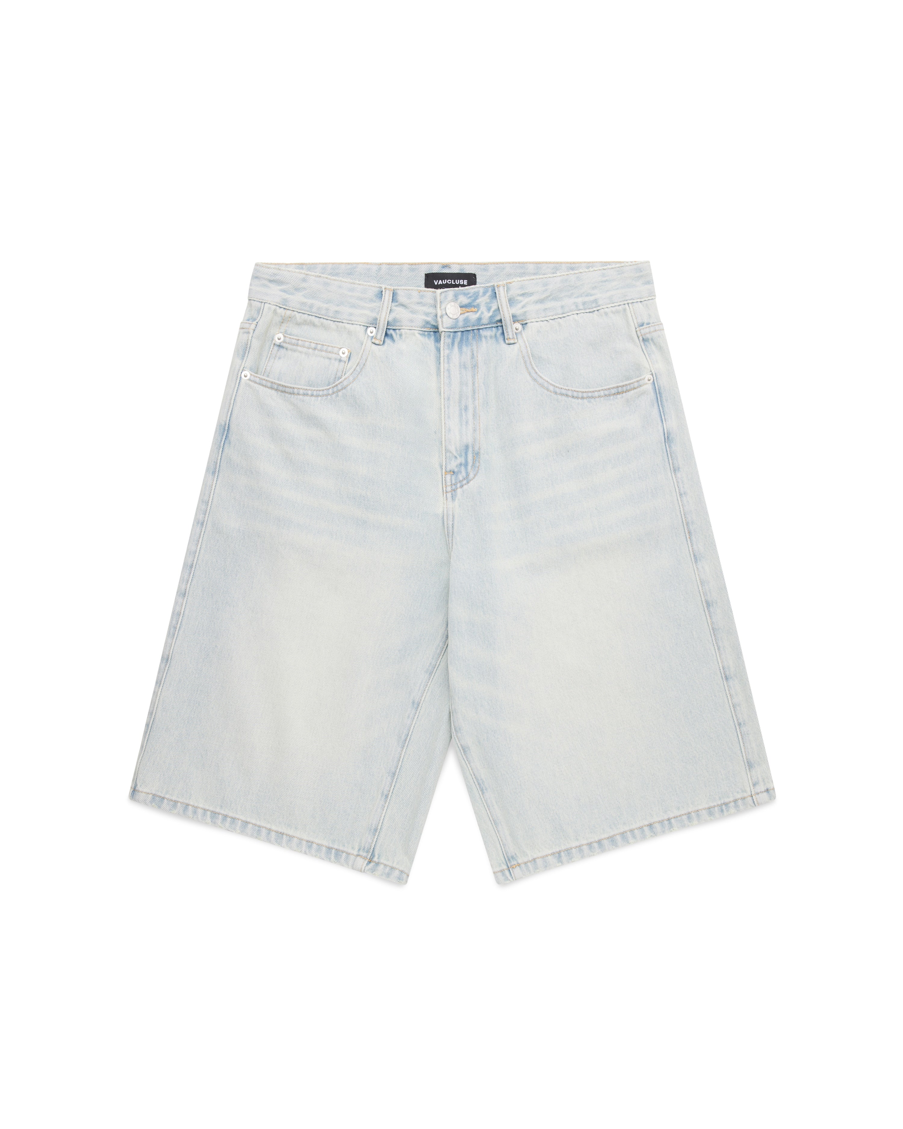 Faded Denim Short - Blue/Green
