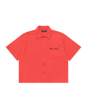 Denim Signature Short Sleeve Shirt - Faded Red