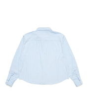 Striped Signature Long Sleeve Shirt - White/Light Blue/Yellow