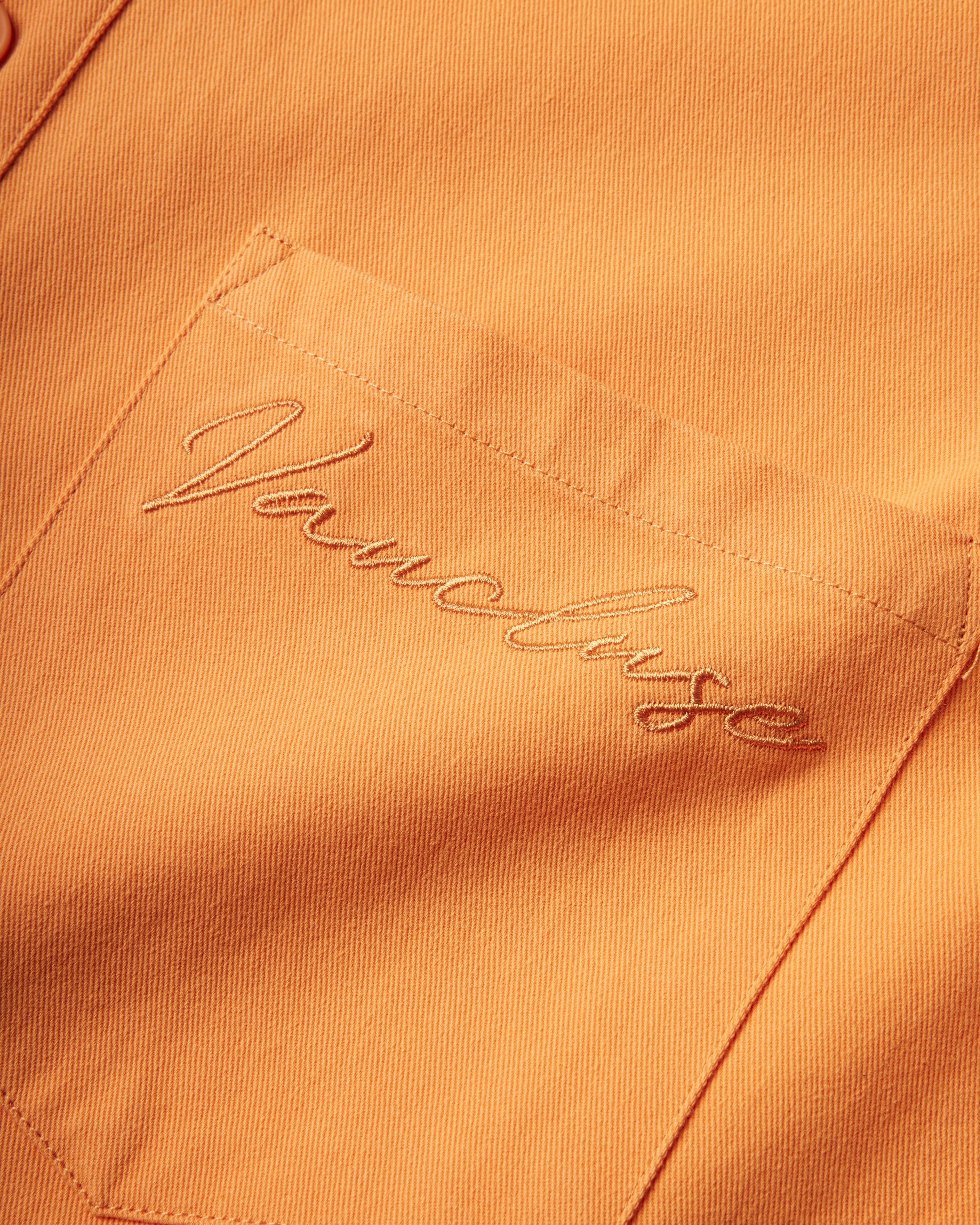 Signature Long Sleeve Over Shirt - Orange