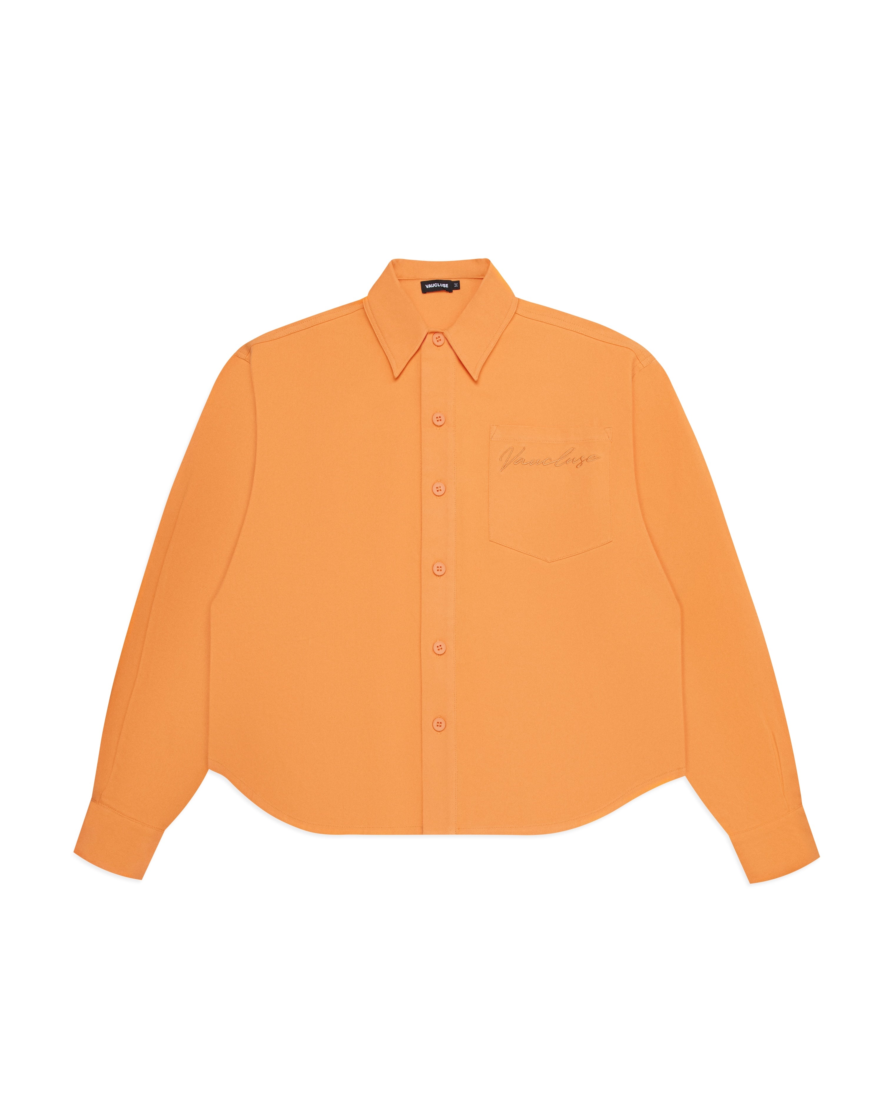Signature Long Sleeve Over Shirt - Orange