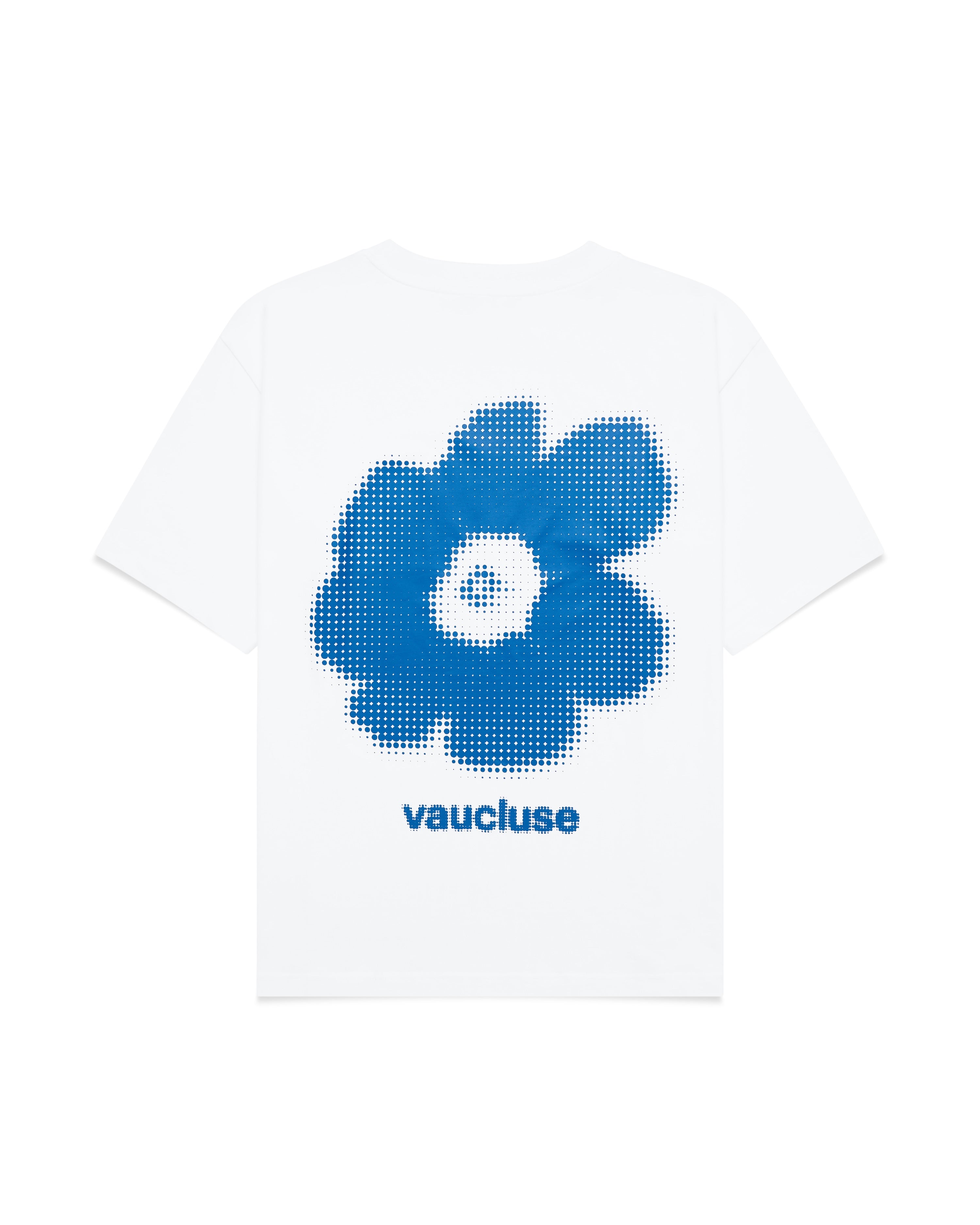 Flower T-Shirt - White/Blue