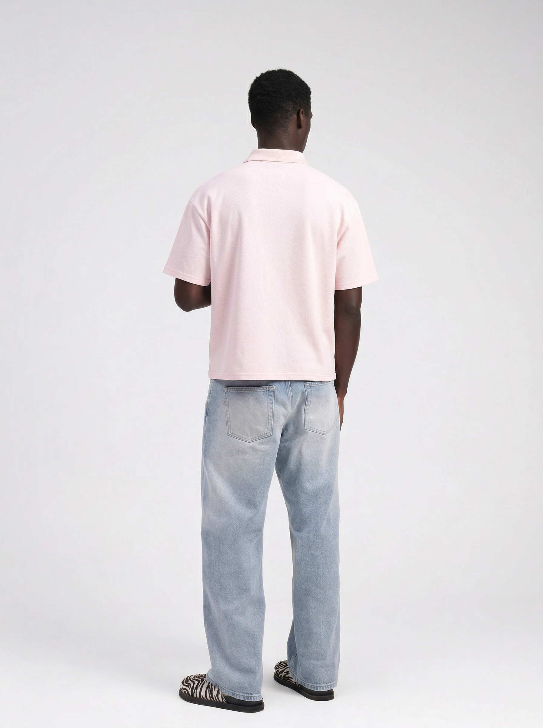 Signature Short Sleeve Polo Shirt - Salmon
