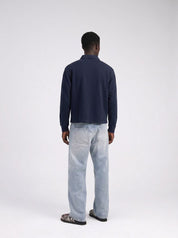 Signature Long Sleeve Polo Shirt - Navy