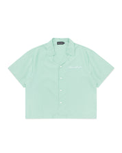 Striped Signature Short Sleeve Shirt - Green/White