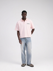 Signature Short Sleeve Polo Shirt - Salmon