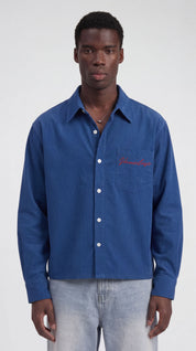 Signature Long Sleeve Shirt - Navy