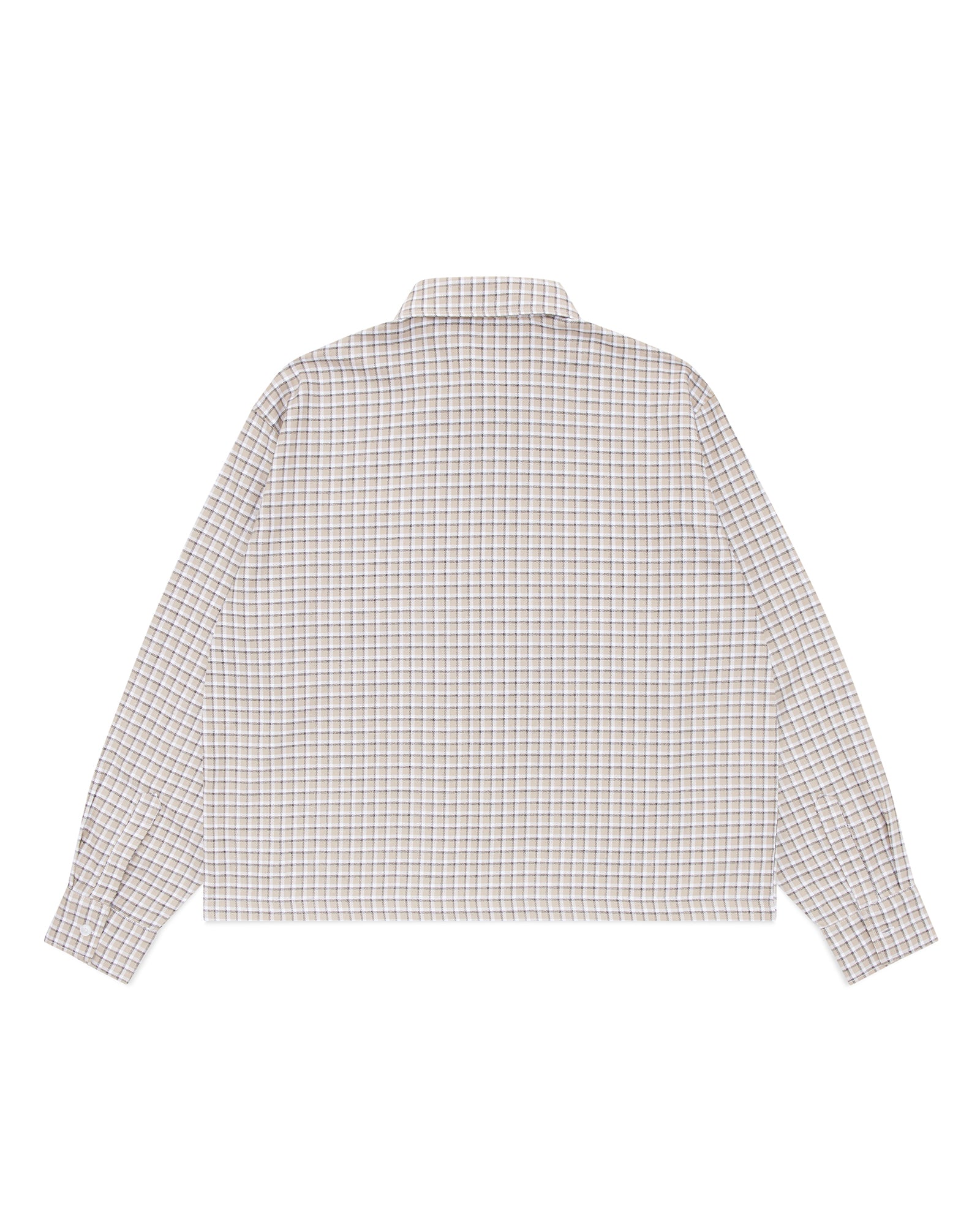 Plaid Signature Long Sleeve Shirt - Stone