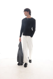 Henley Shirt - Black