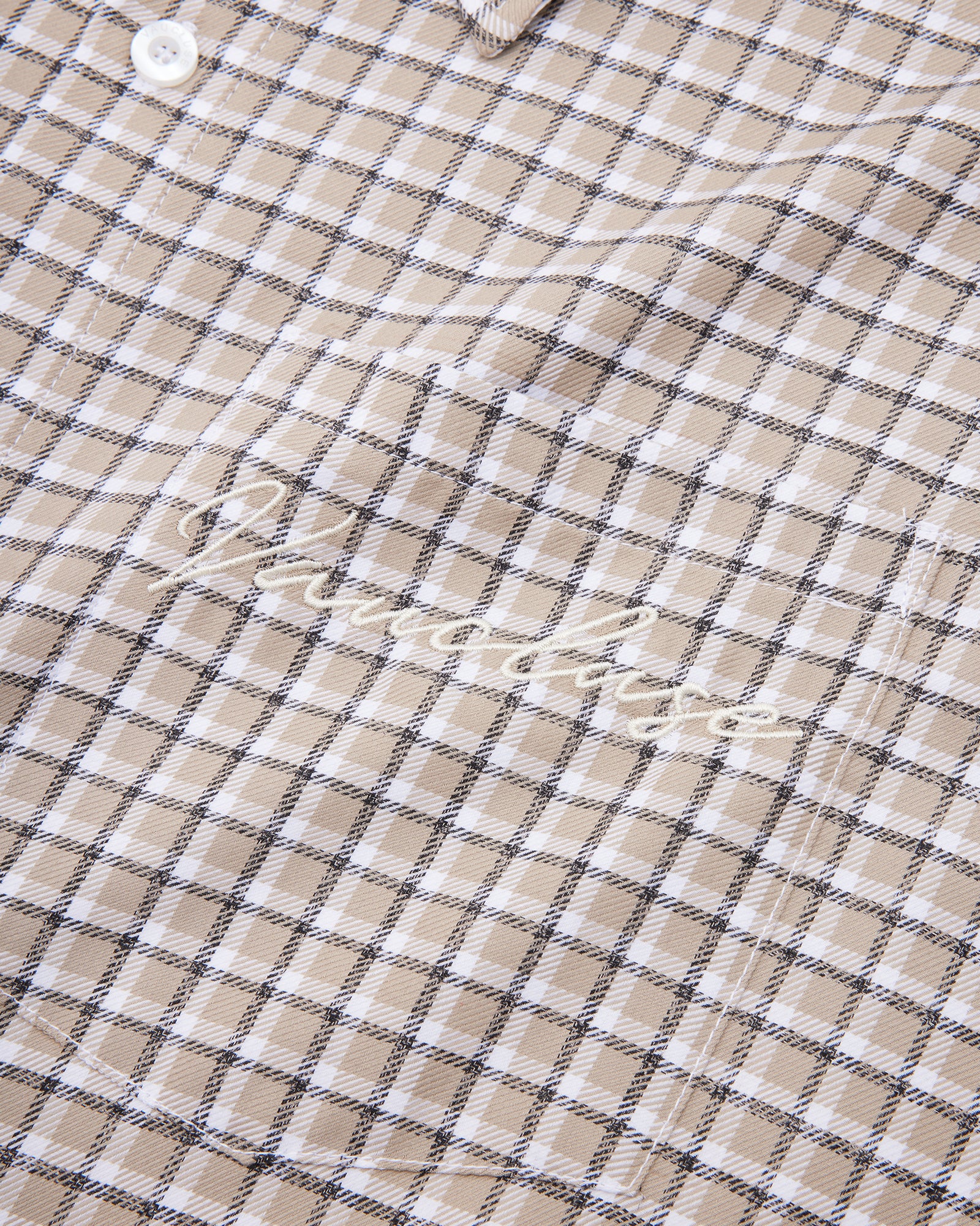 Plaid Signature Long Sleeve Shirt - Stone