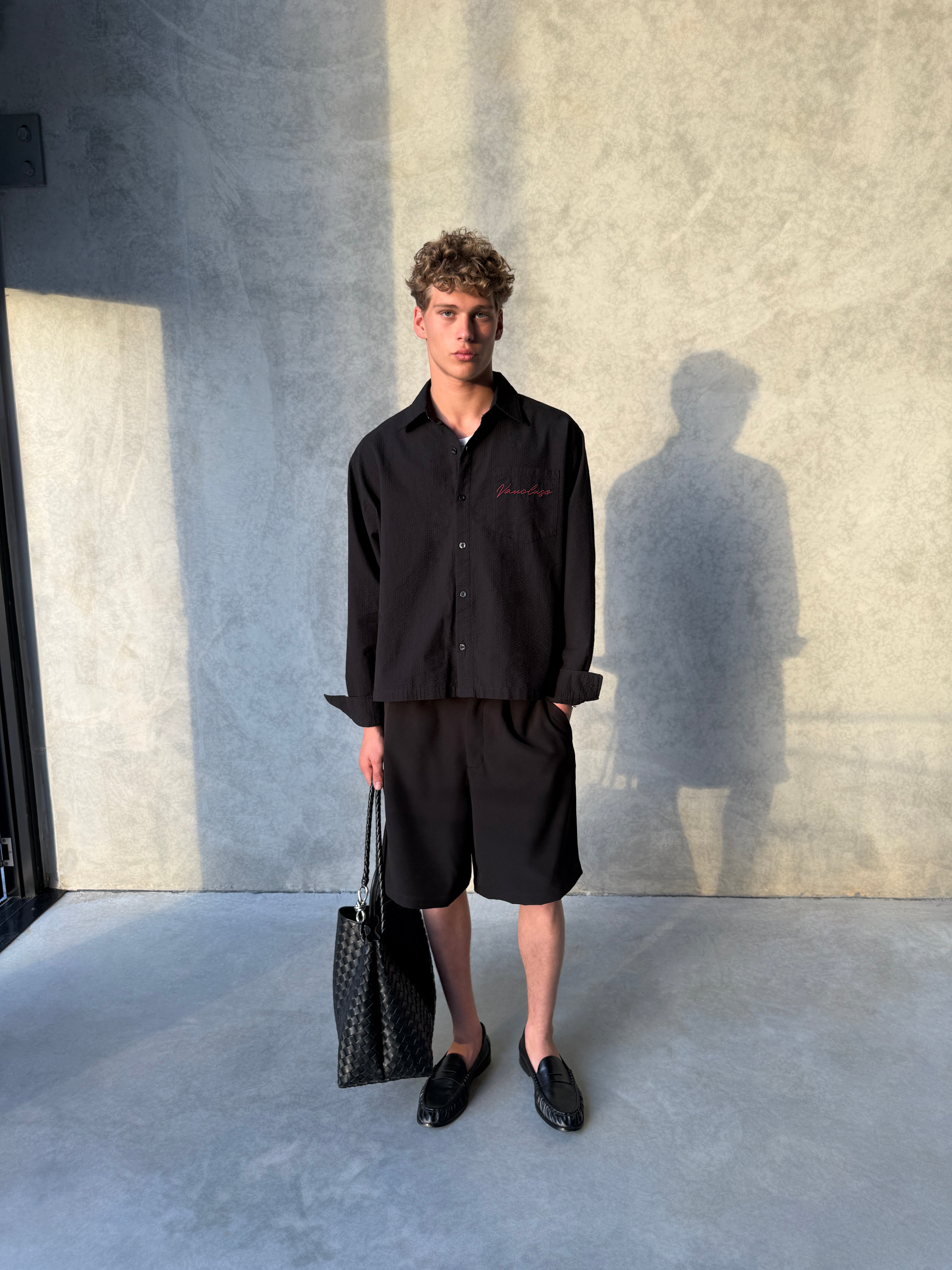 Signature Long Sleeve Shirt - Black