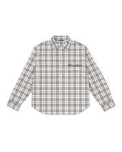 (PRE ORDER) Checkered Signature Long Sleeve Shirt - White/Red