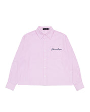 Striped Signature Long Sleeve Shirt - Rose