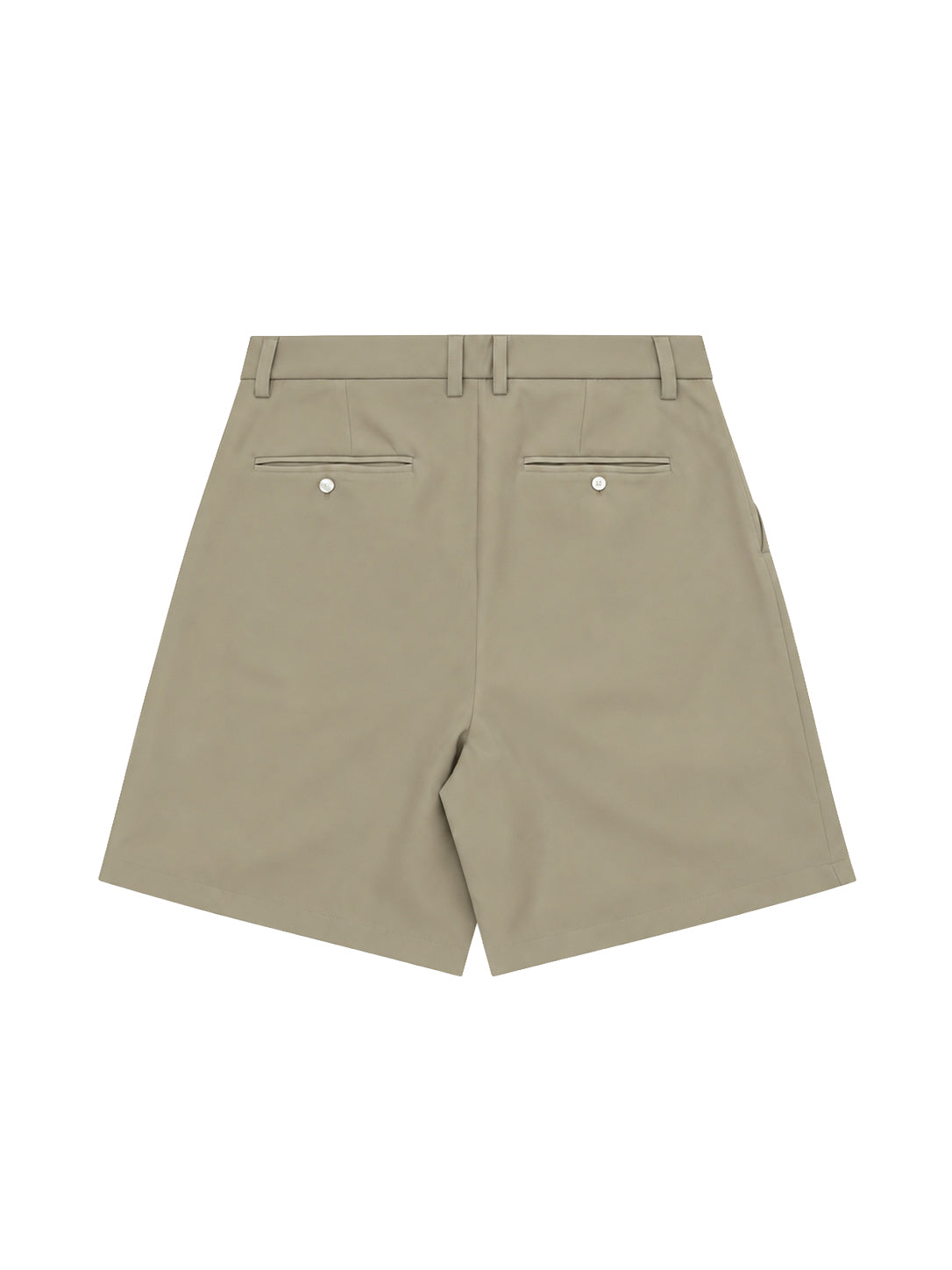 Pleated Shorts - Muted Taupe