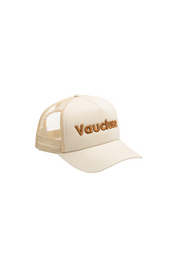 Logo Trucker Cap - Cream/Brown