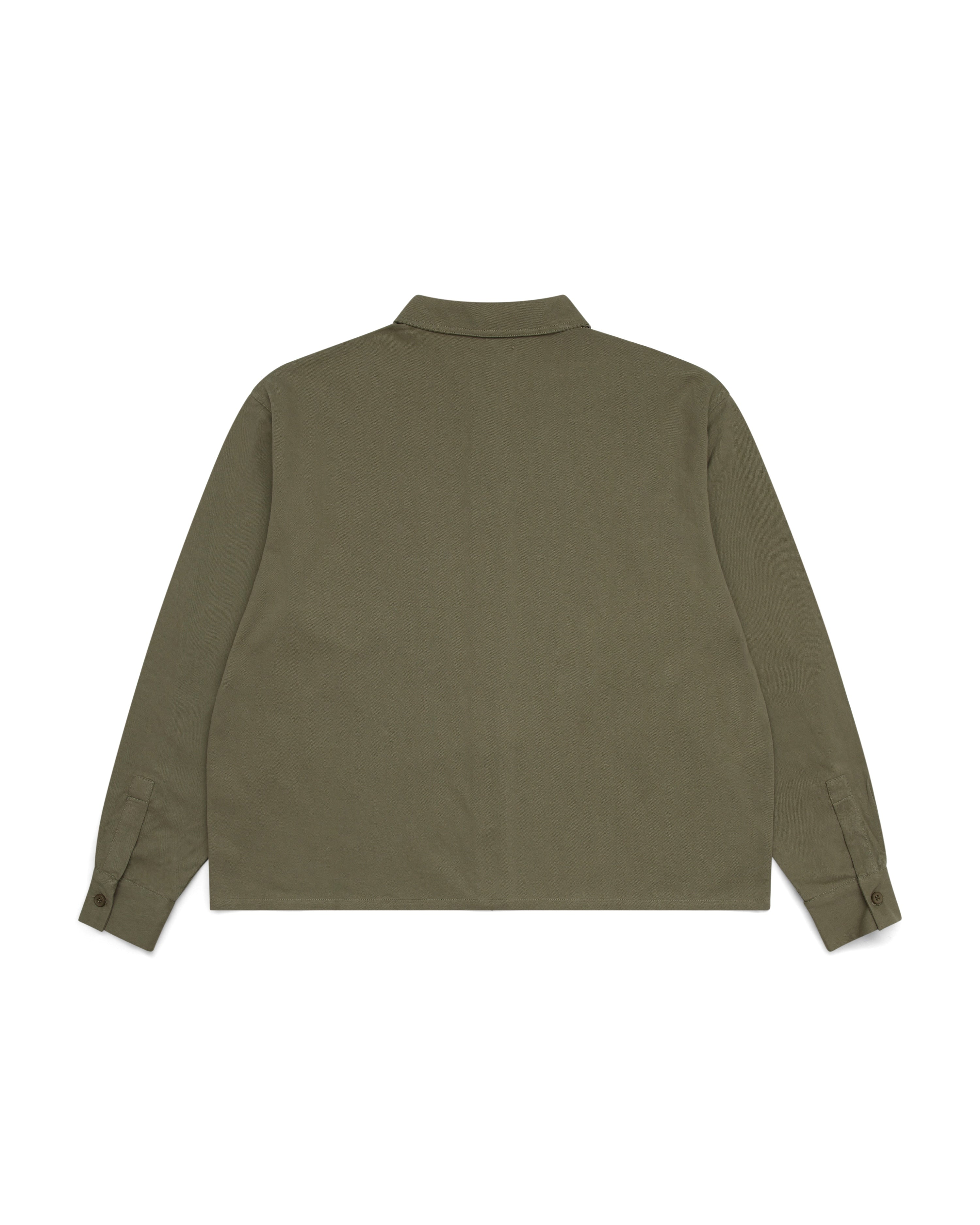 Signature Long Sleeve Over Shirt - Olive