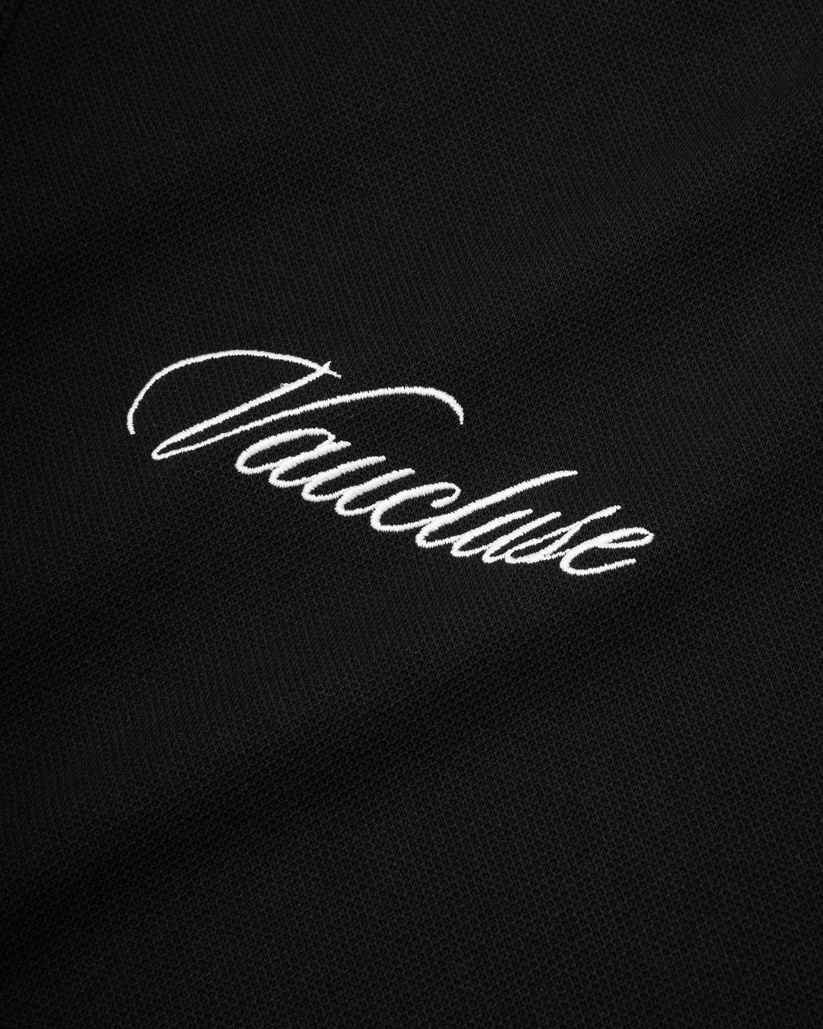 Signature Short Sleeve Polo Shirt - Black/White