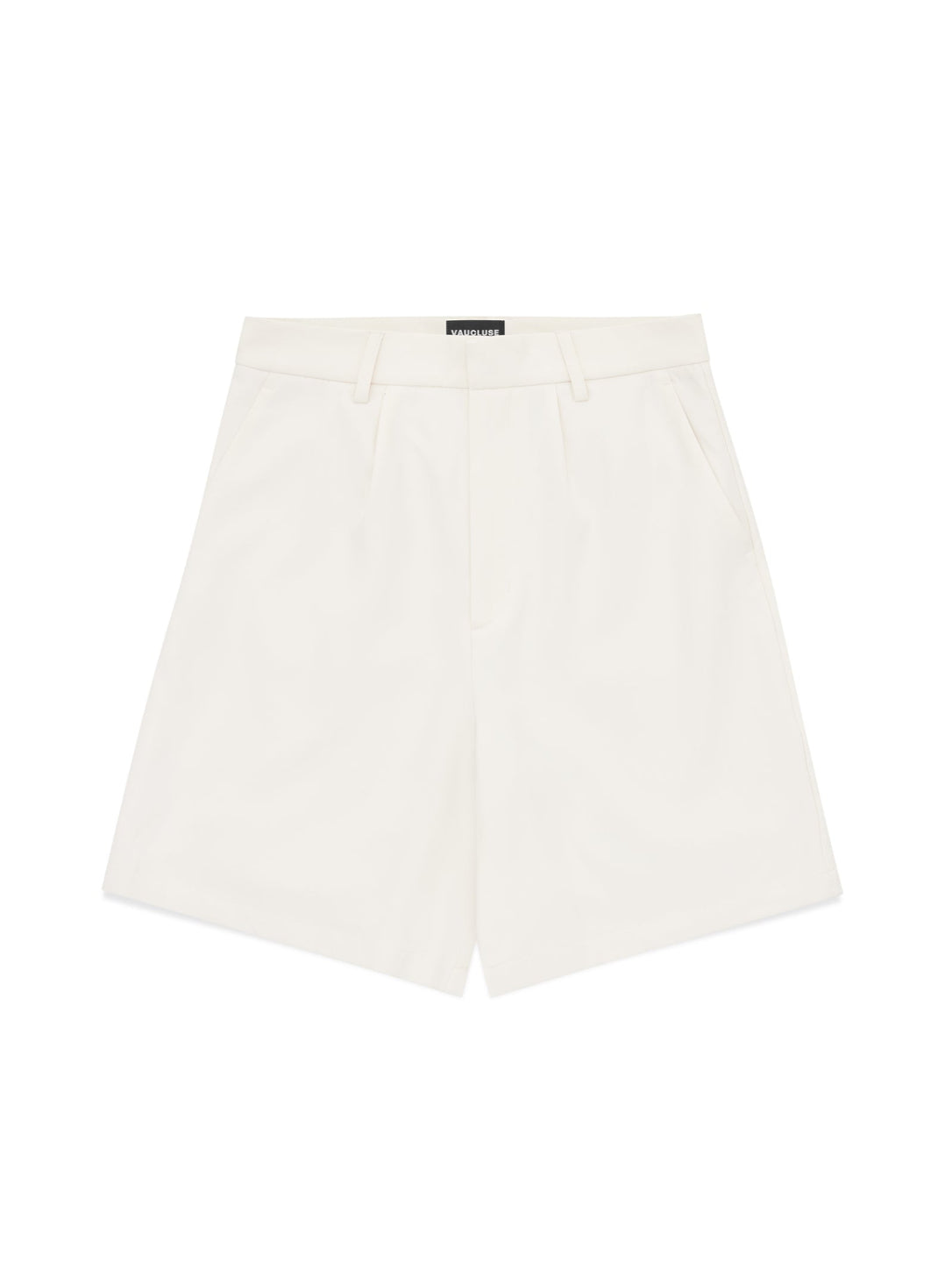 Pleated Shorts - Cream