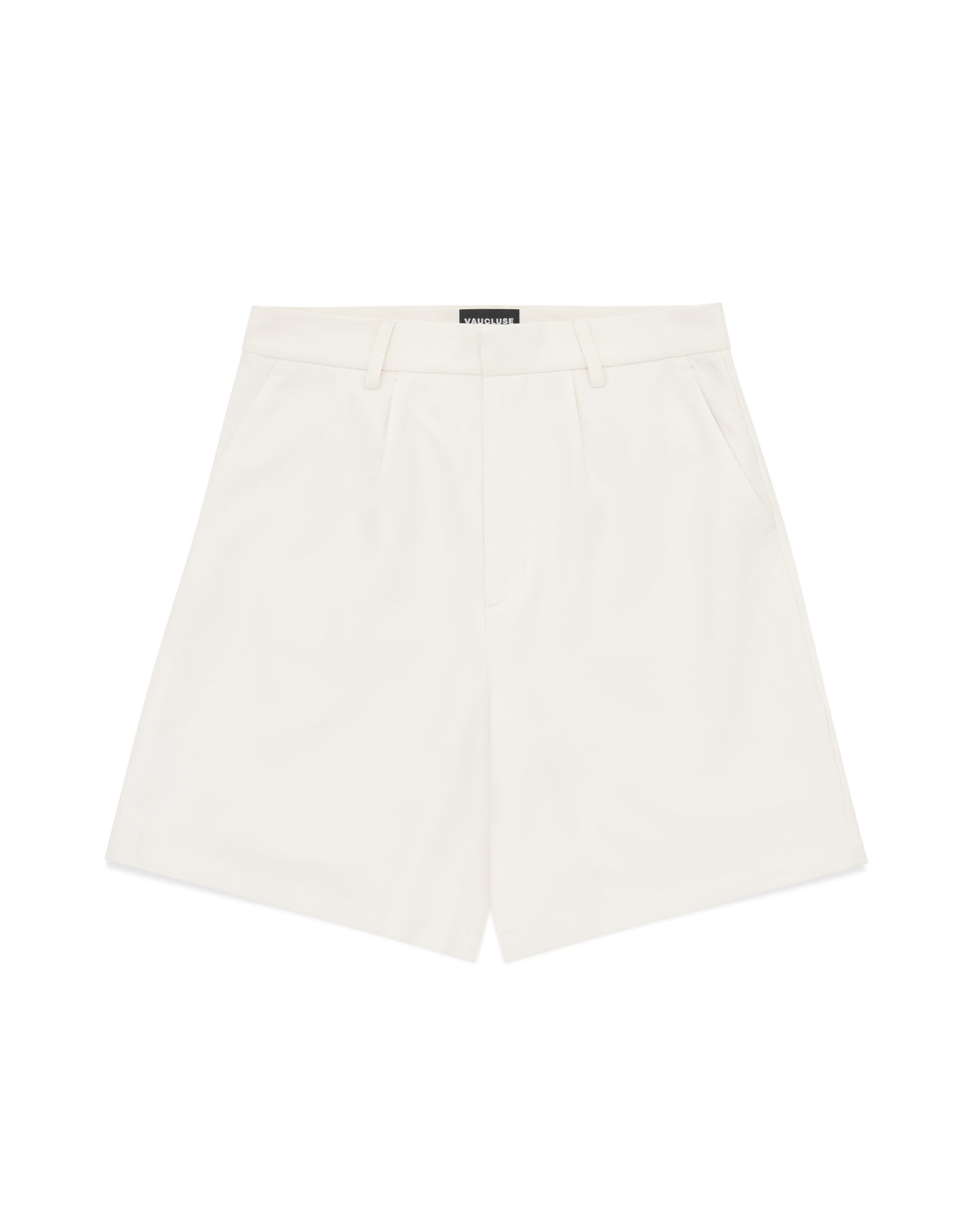 Pleated Shorts - Cream