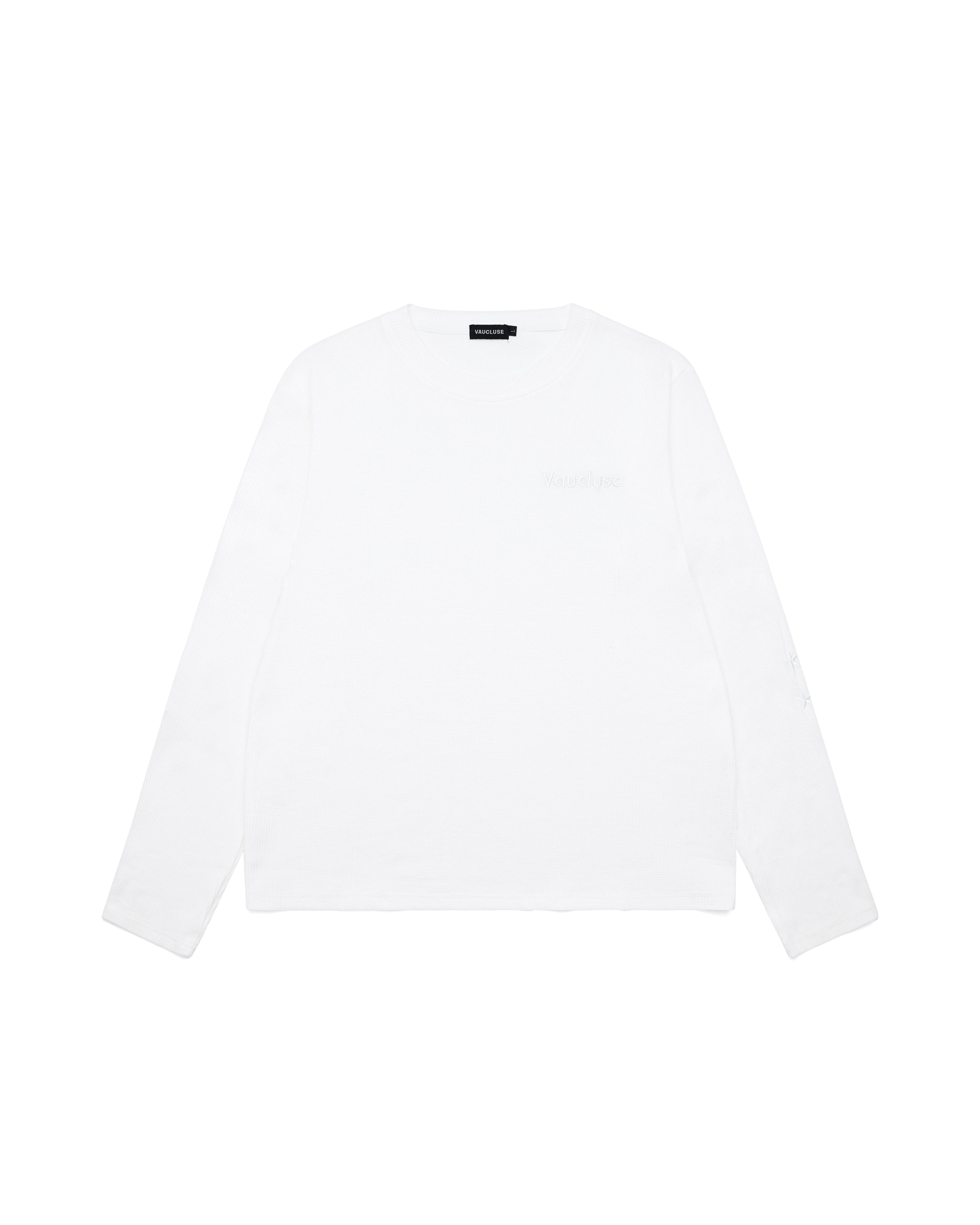 Waffle Thermal Long Sleeve - White