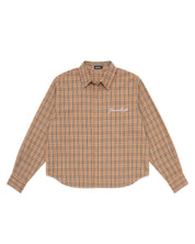 Checkered Signature Long Sleeve Shirt - Brown