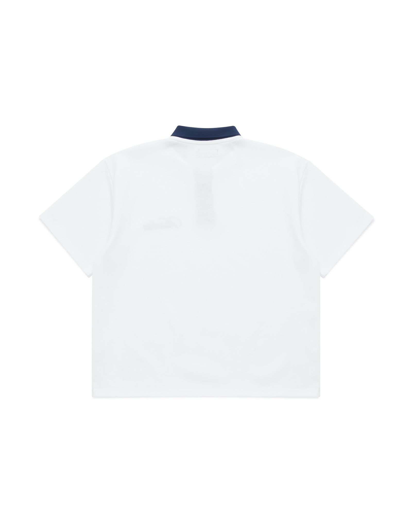 PRE-ORDER | Signature Short Sleeve Polo Shirt - White/Navy