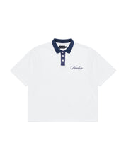 PRE-ORDER | Signature Short Sleeve Polo Shirt - White/Navy