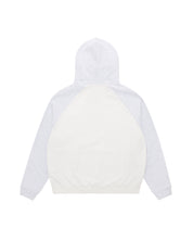 Sydney Heritage Raglan Hoodie - Off White/Grey