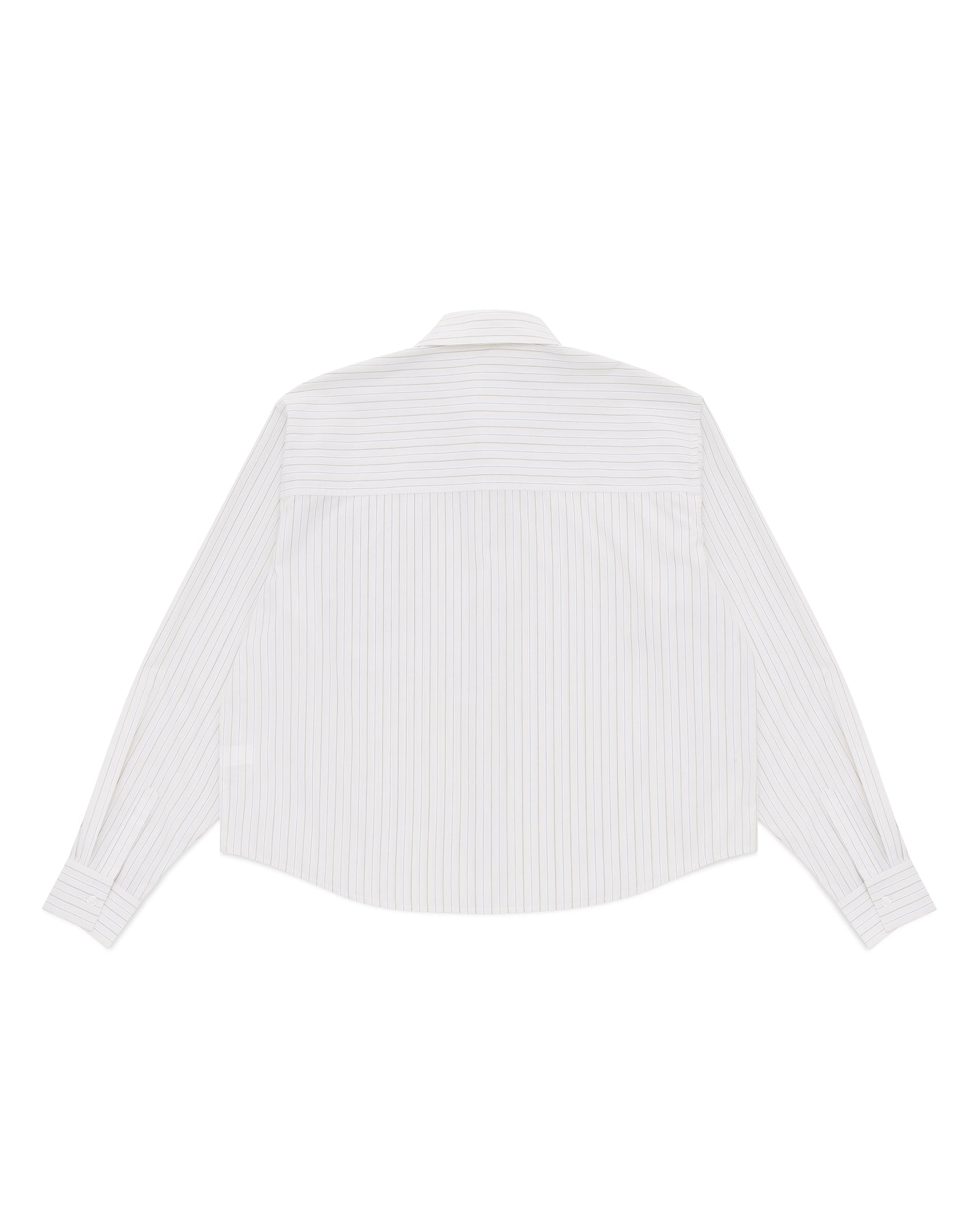 PRE - ORDER Striped Signature Long Sleeve Shirt - Beige/Black