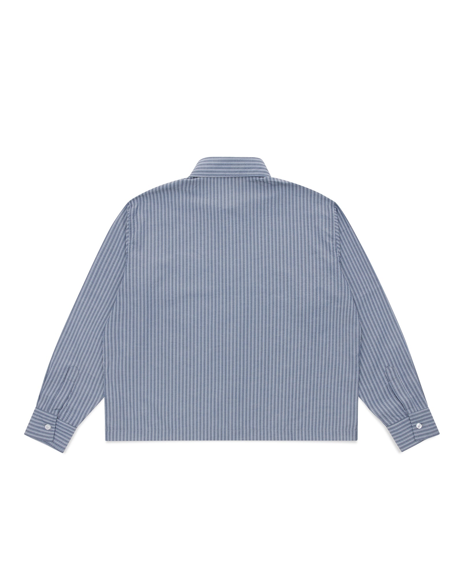 Striped Signature Long Sleeve Shirt - Slate