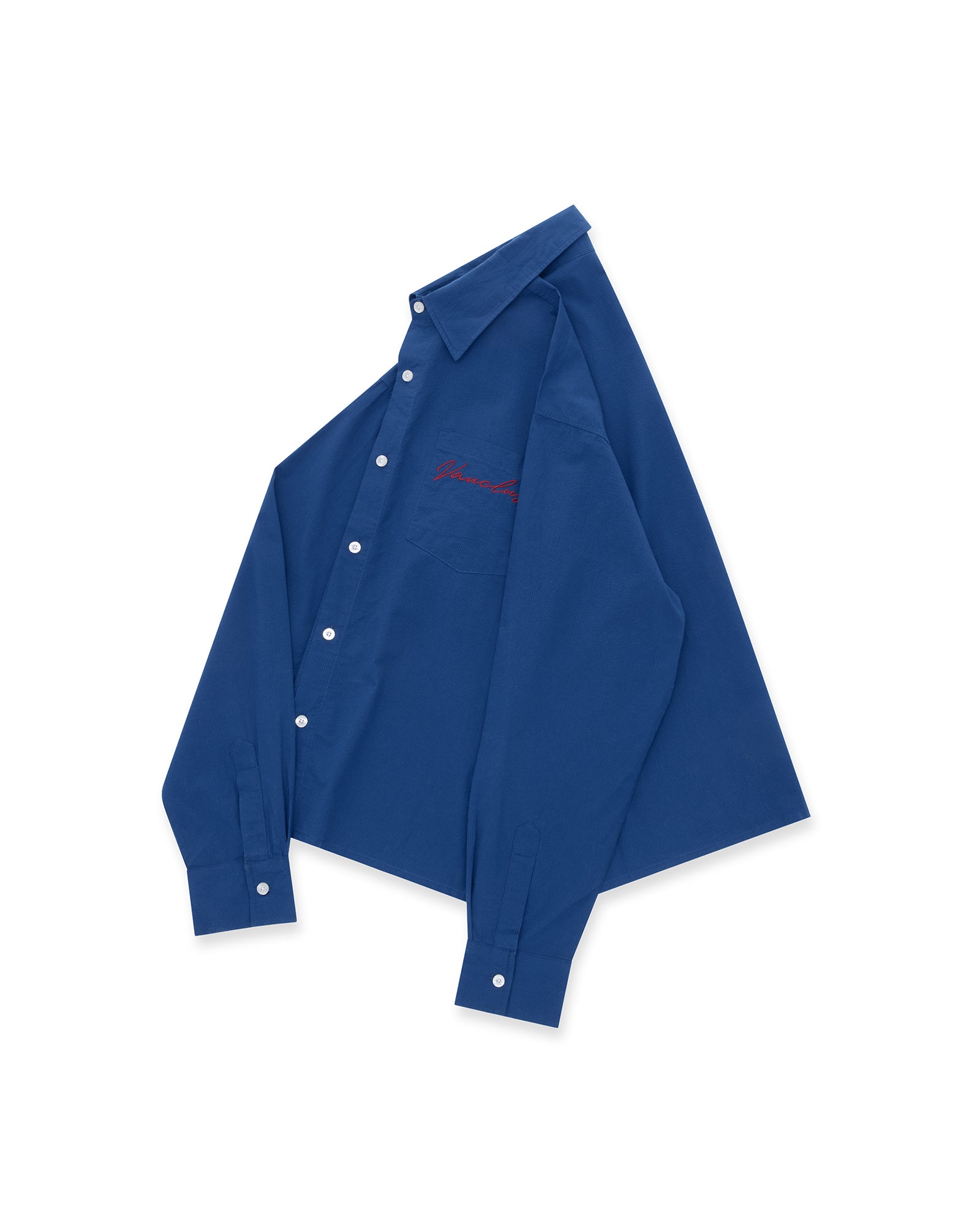 Signature Long Sleeve Shirt - Navy