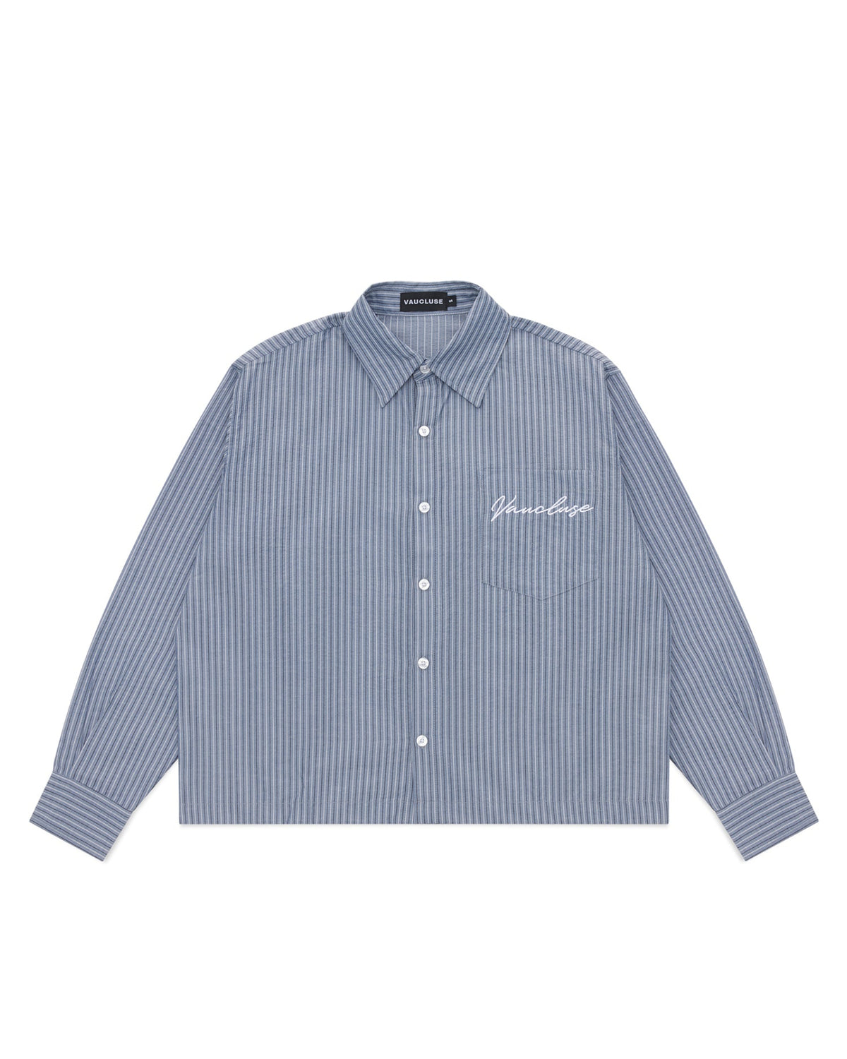 Striped Signature Long Sleeve Shirt - Slate