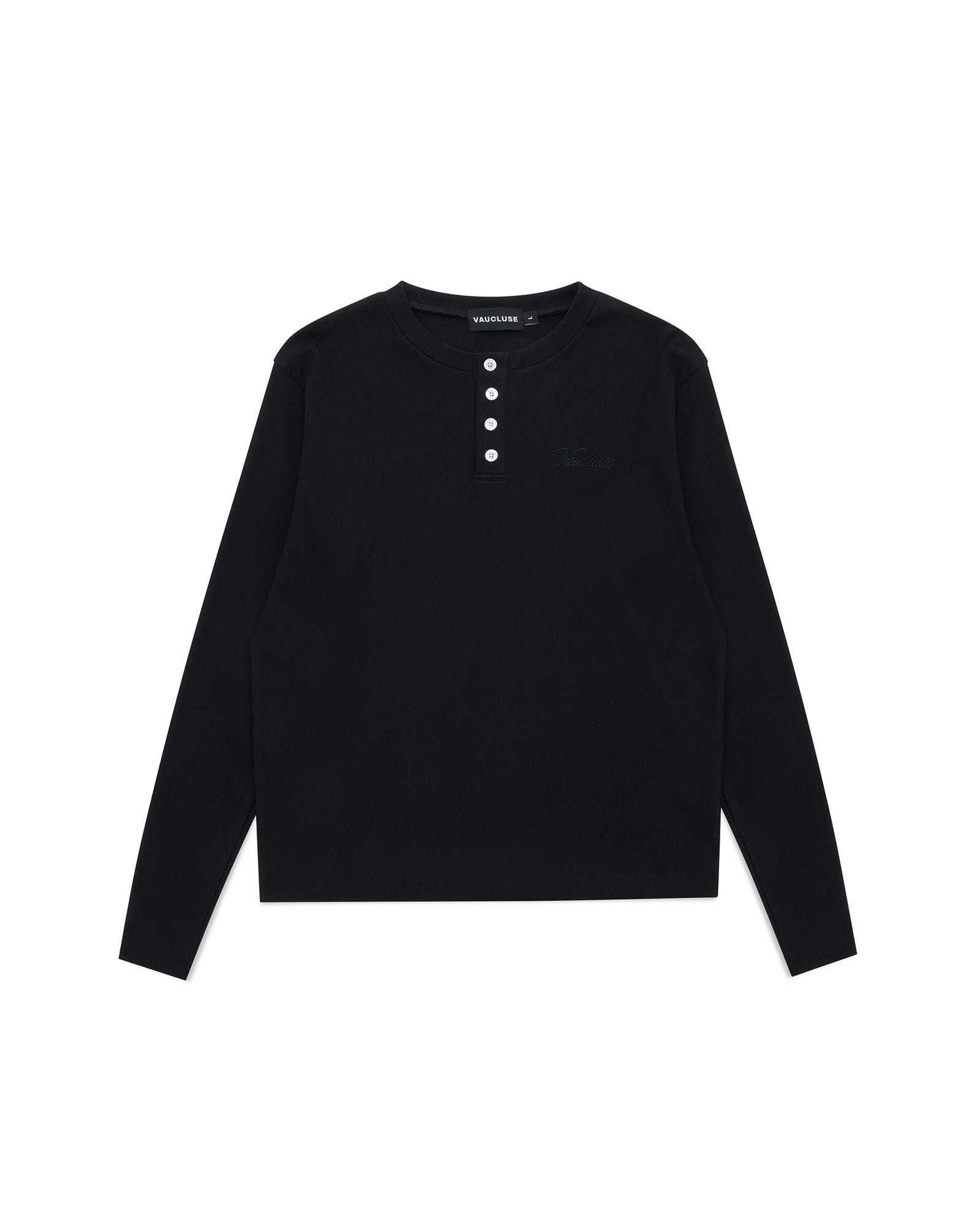Henley Shirt - Black
