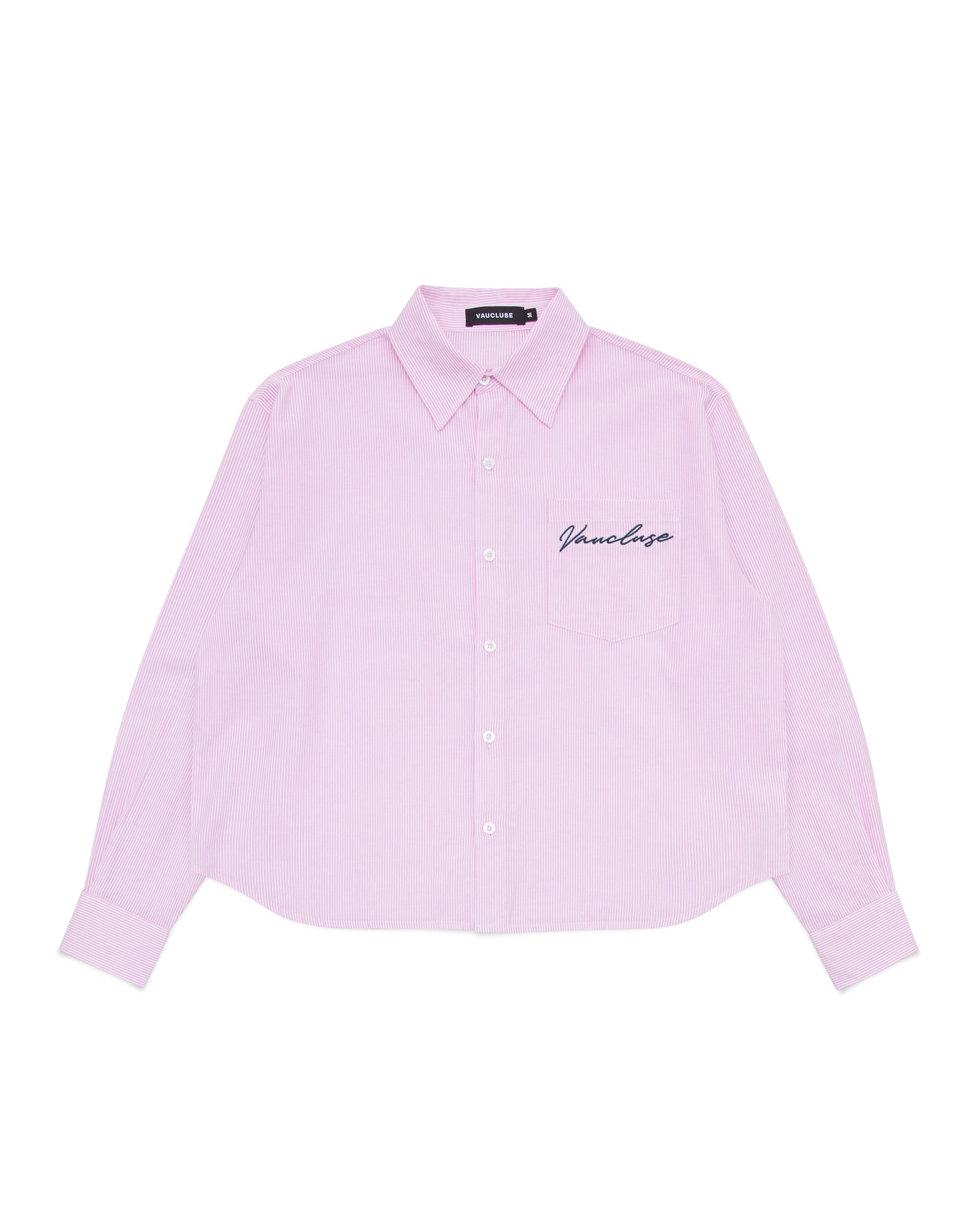 Striped Signature Long Sleeve Shirt - Rose