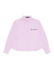 Striped Signature Long Sleeve Shirt - Rose