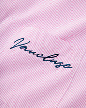 Striped Signature Long Sleeve Shirt - Rose