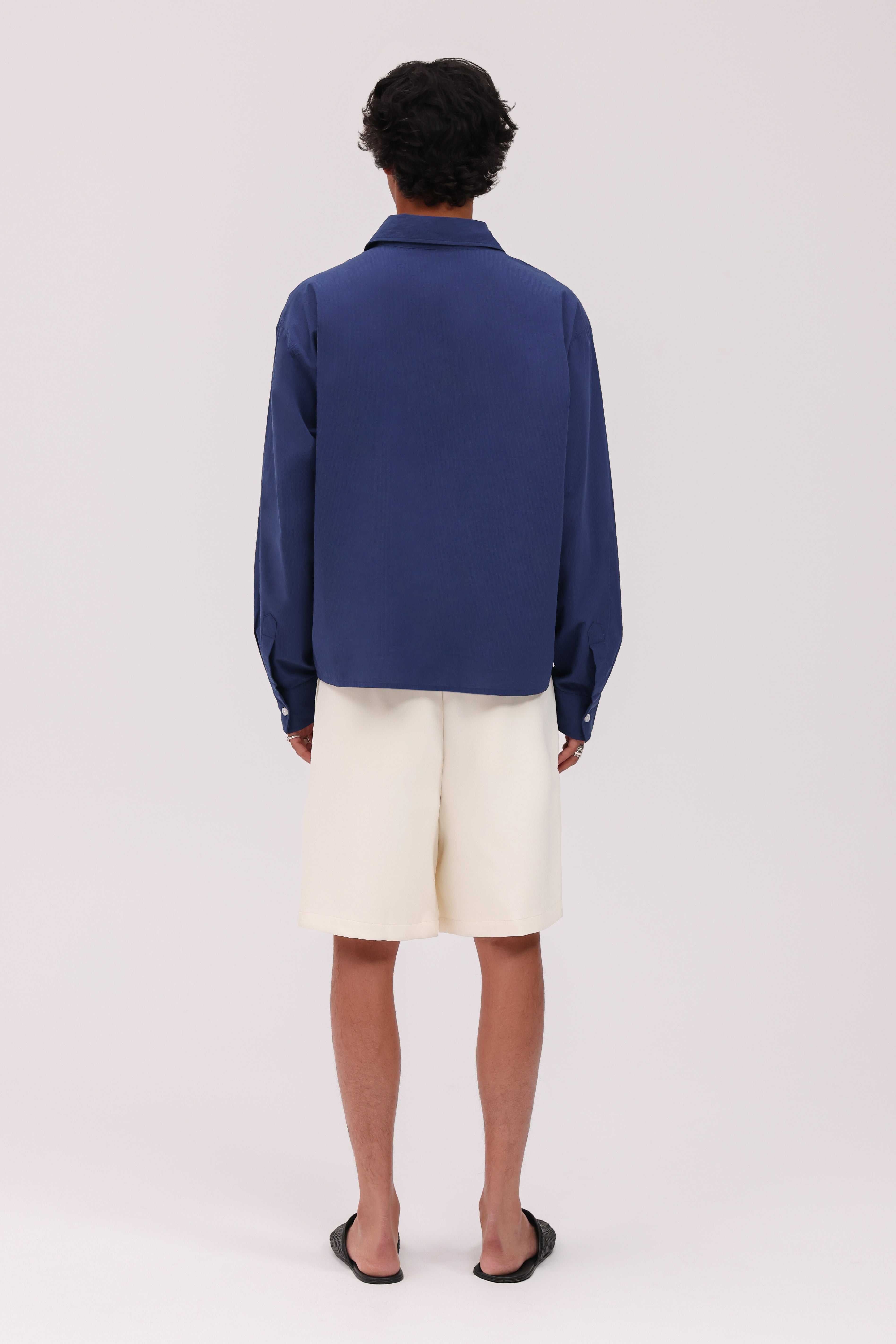 Signature Long Sleeve Shirt - Navy