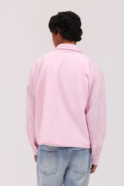 Striped Signature Long Sleeve Shirt - Rose