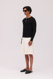 Henley Shirt - Black