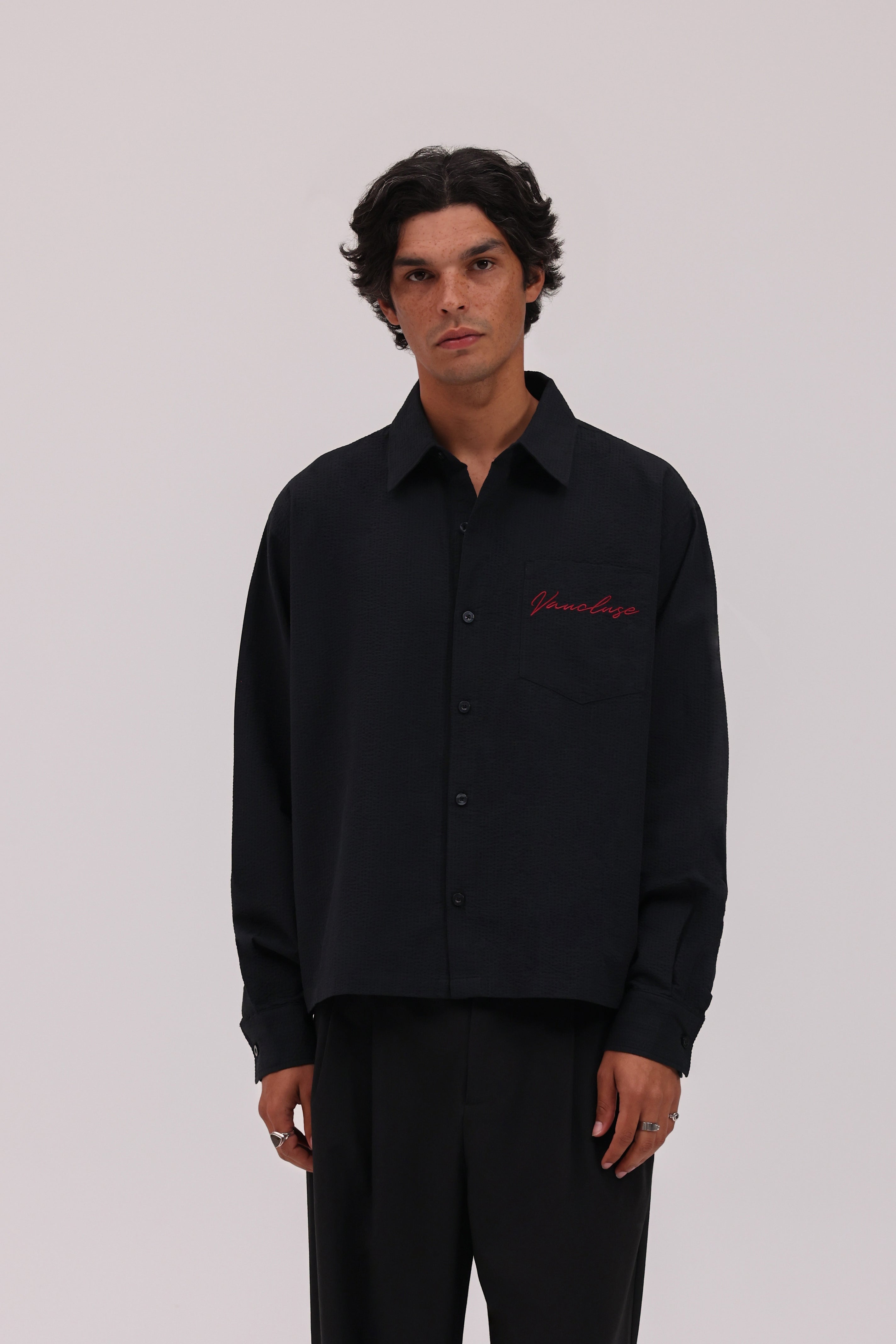 PRE-ORDER | Signature Long Sleeve Shirt - Black