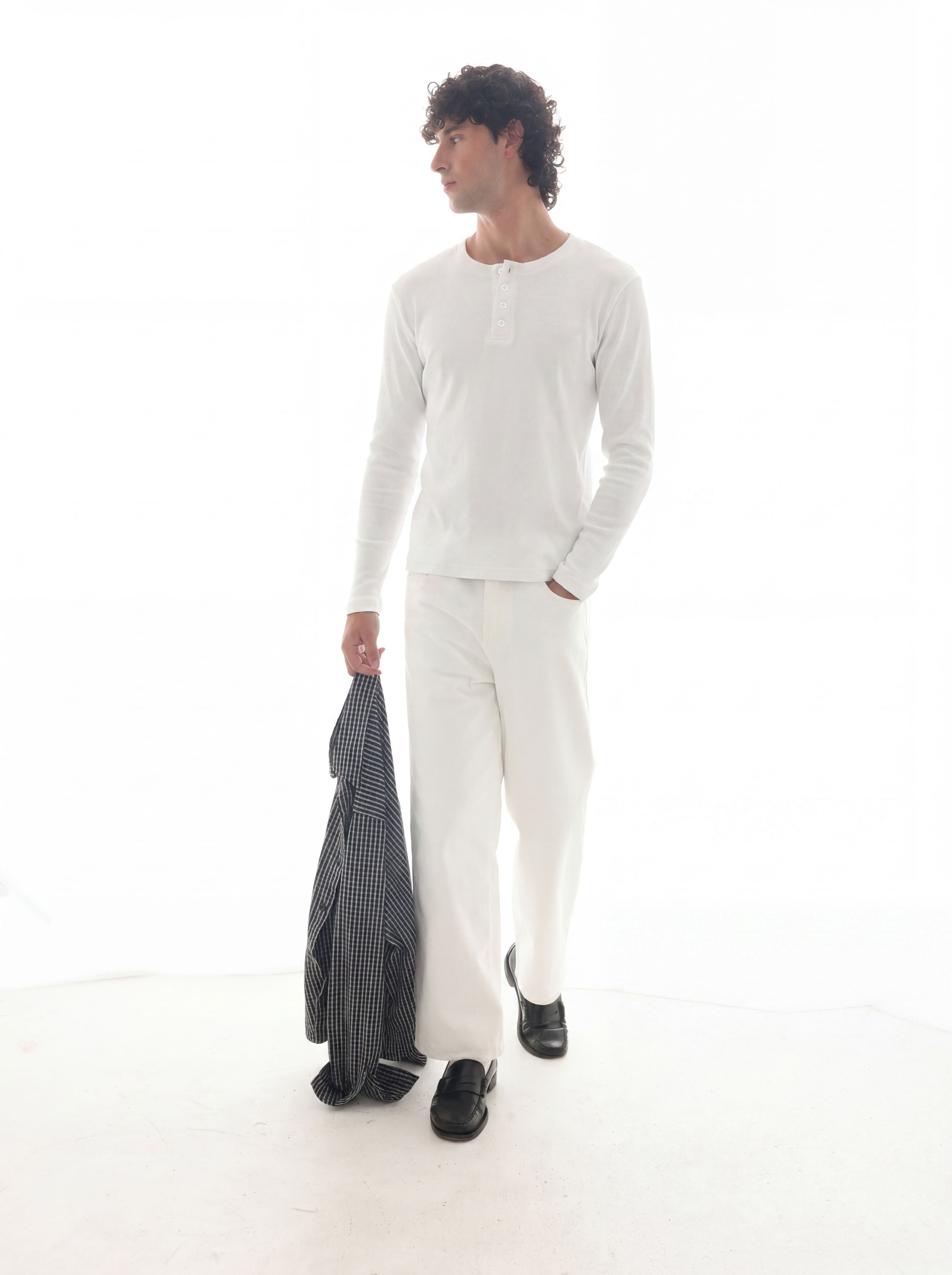 Henley Shirt - White