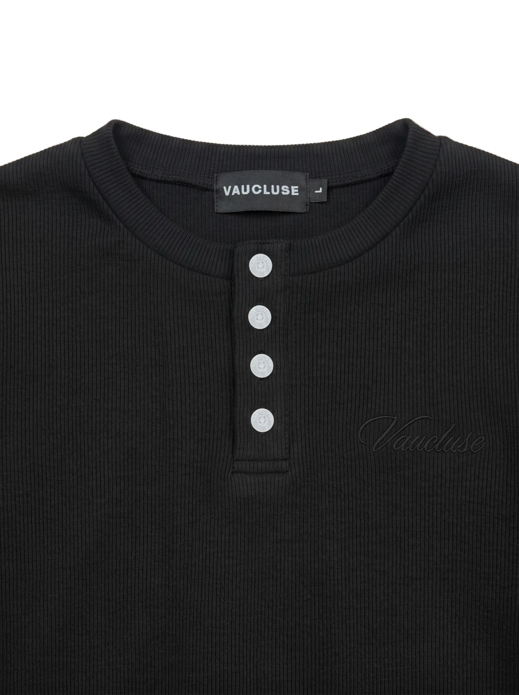 Henley Shirt - Black