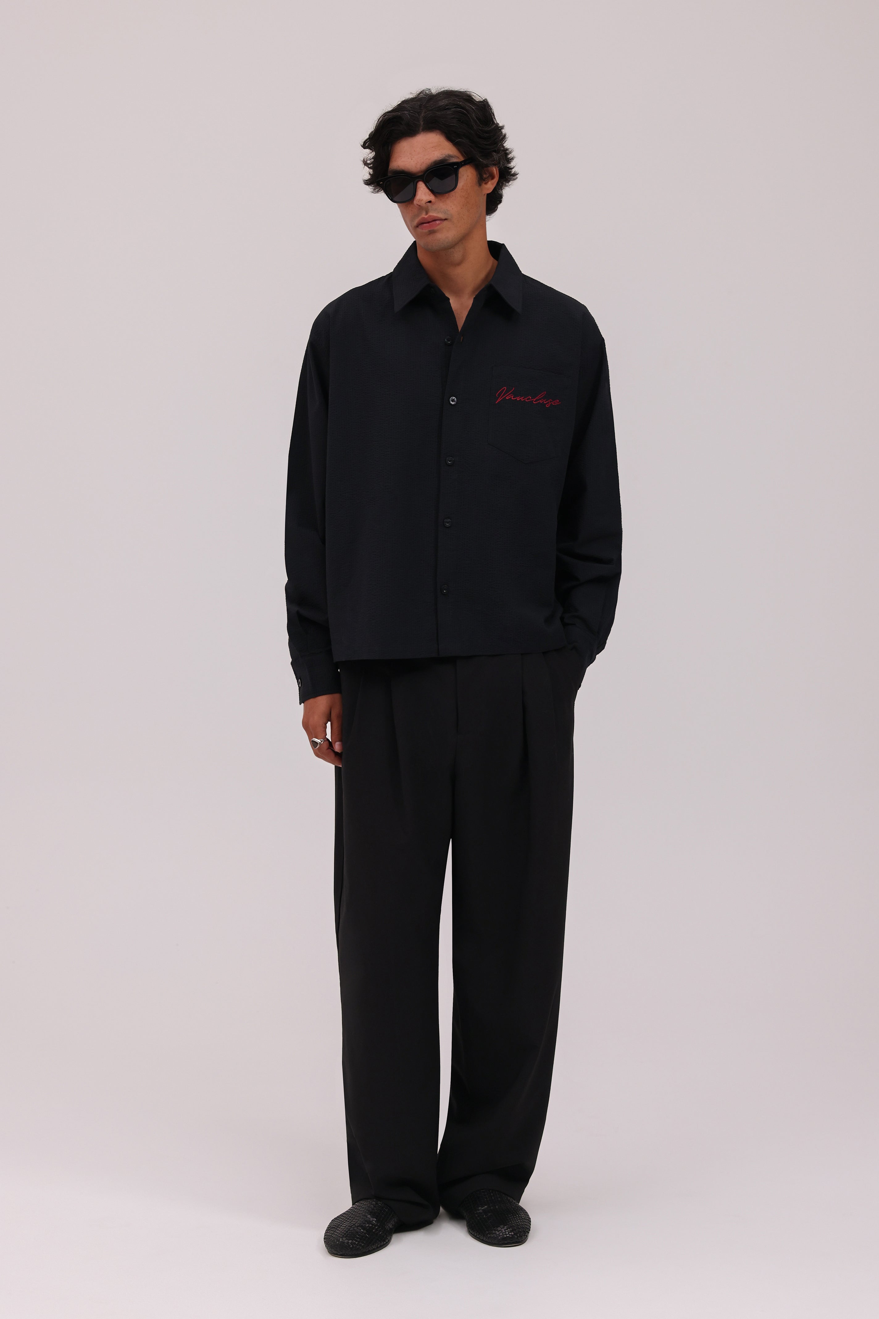 PRE-ORDER | Signature Long Sleeve Shirt - Black